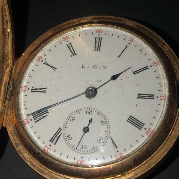 Elgin Vintage 14k Gold Jewels working antique 1899 Pocket Watch 126yrs old - Picture 14 of 17